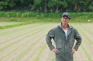 亜麻栽培農家について